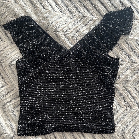 NWT Express Ruched Blouse - Picture 2 of 2